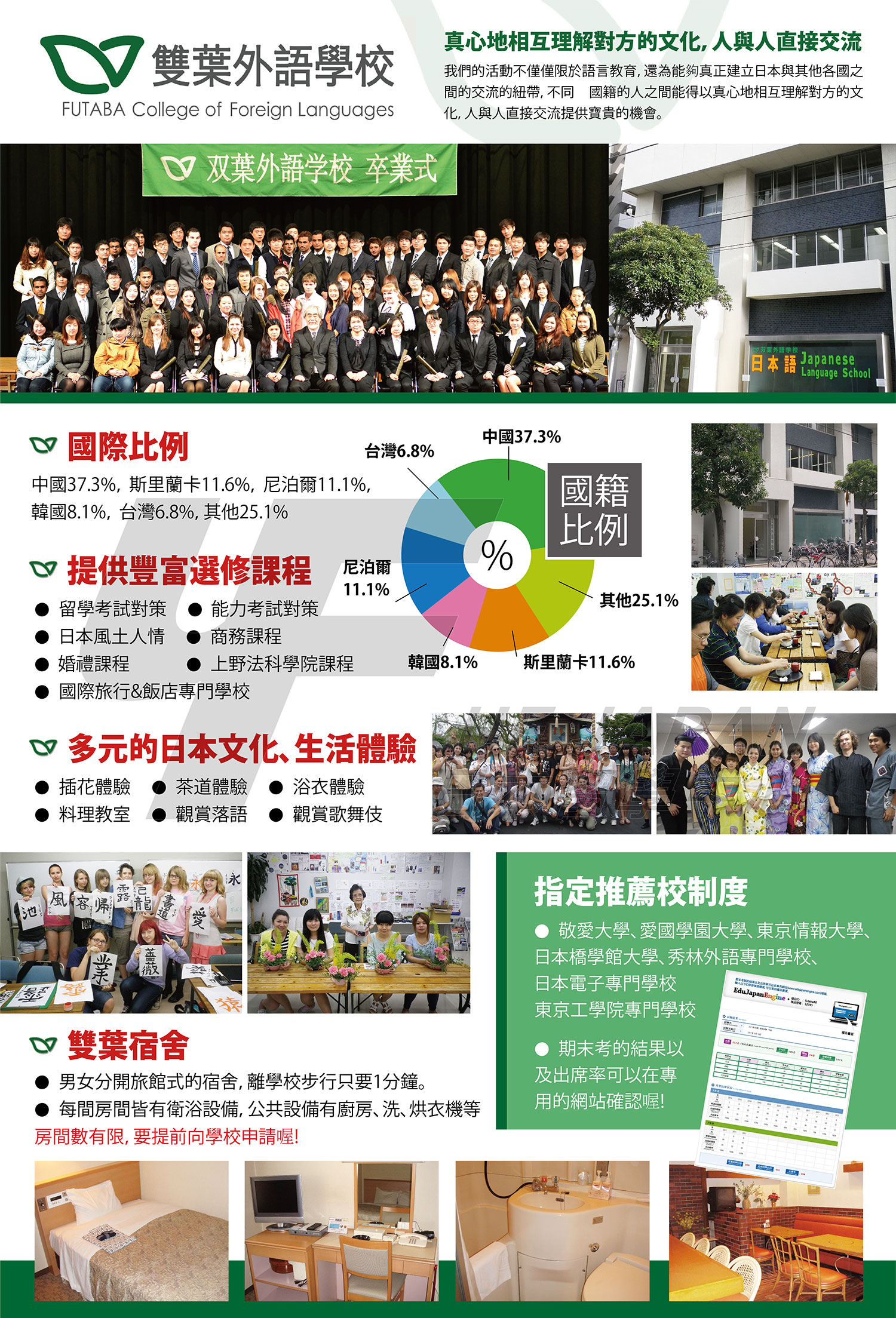 2016日本留學展參展單位-雙葉外語學校