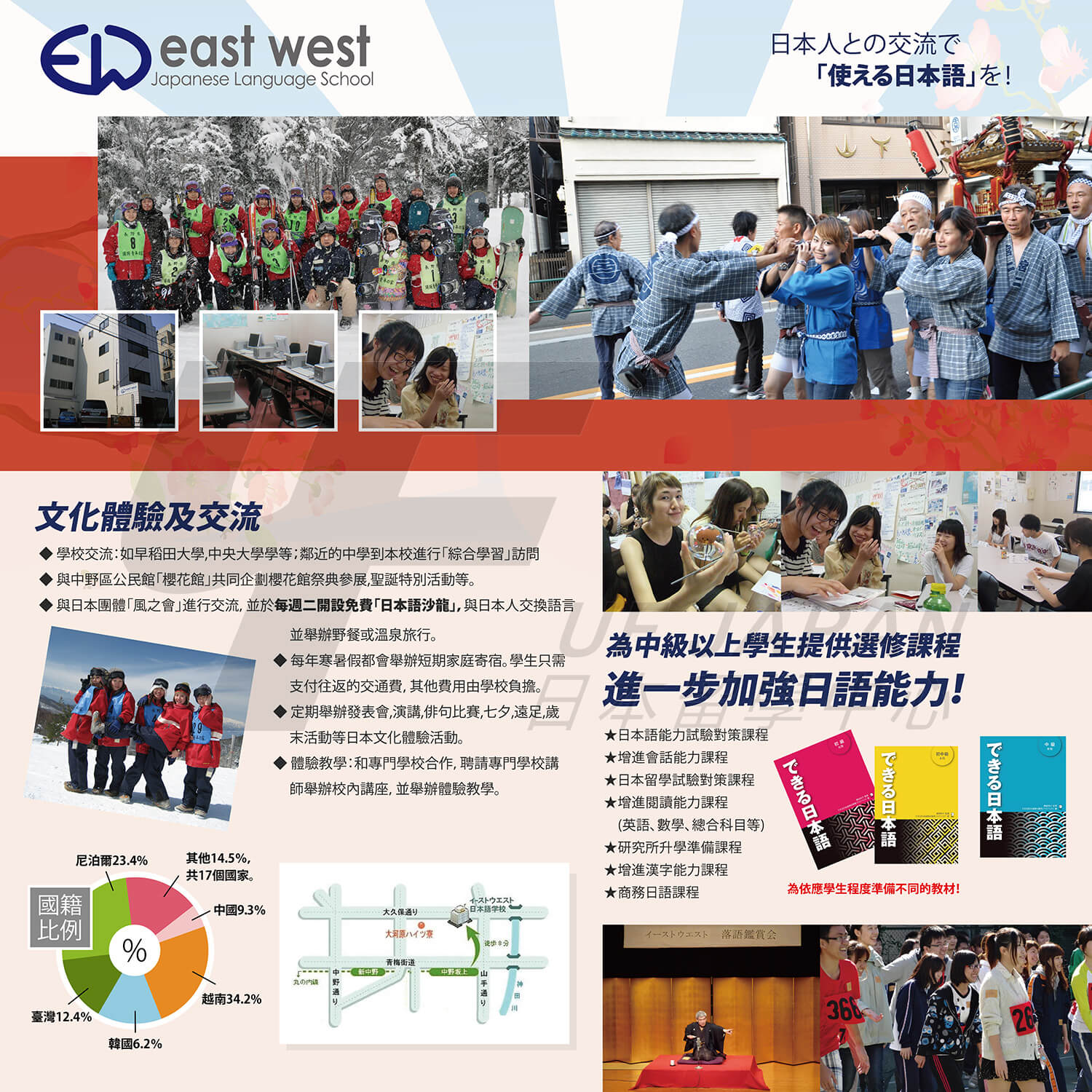 EAST WEST日本語學校-2017.10.14 UF JAPAN日本留學展